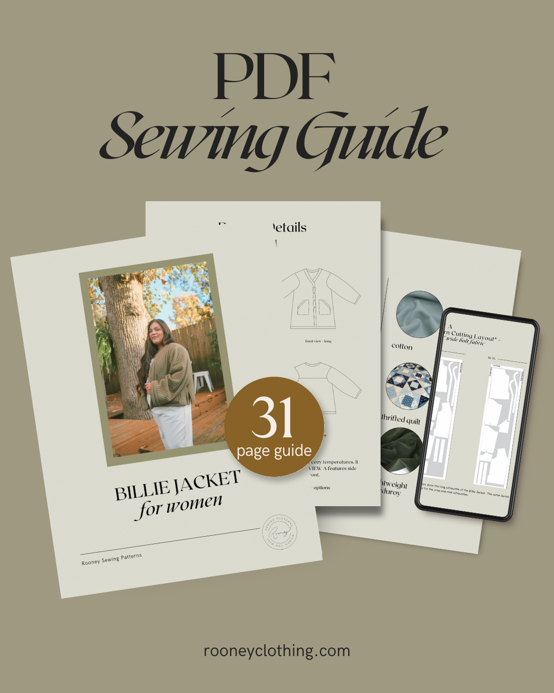 Billie Jacket – Women’s Pattern