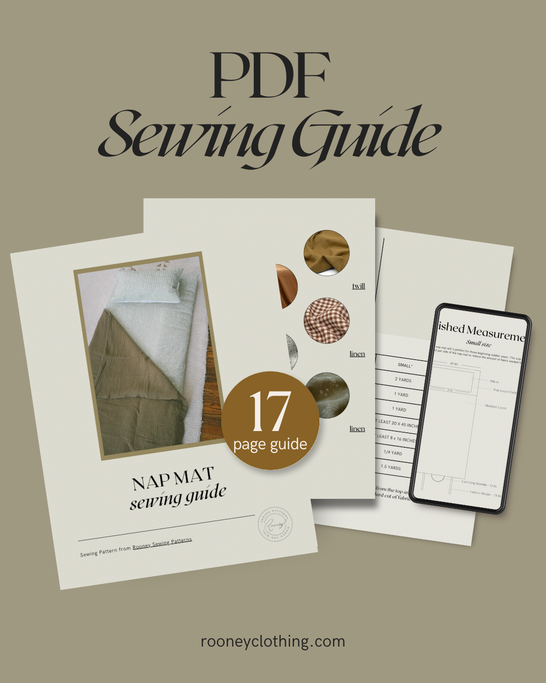 Nap Mat Sewing Guide