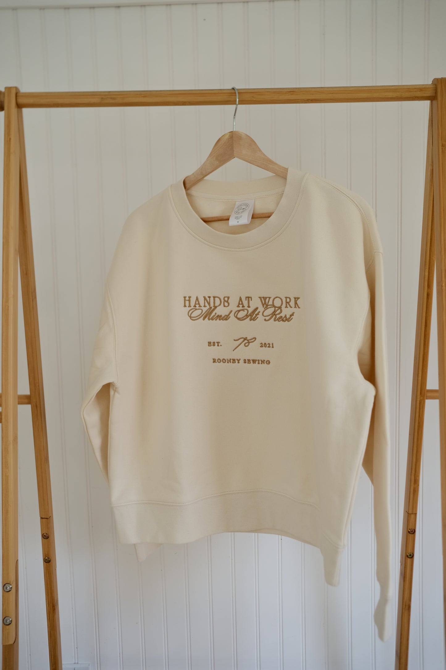 Mind At Rest Embroidered Crewneck