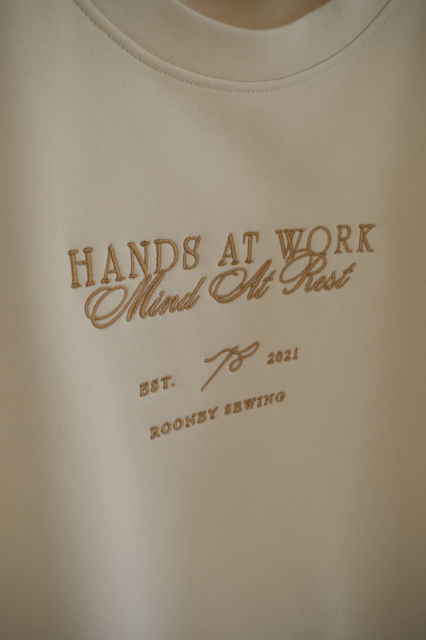 Mind At Rest Embroidered Crewneck